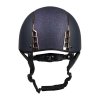 Kask jeździecki Horka Sparrow niebiesko-różowy