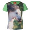 T-shirt jeździecki Horka Horsy zielony