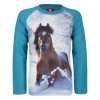 Koszulka T-SHIRT Horka PIXEL turkusowa