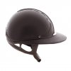 Kask Antares Shagreen Premium Glossy Eclipse - szeroki daszek - Brązowy