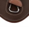 Popręg Skokowy z Fartuchem Antares Carabiner Stud Girth - brązowy