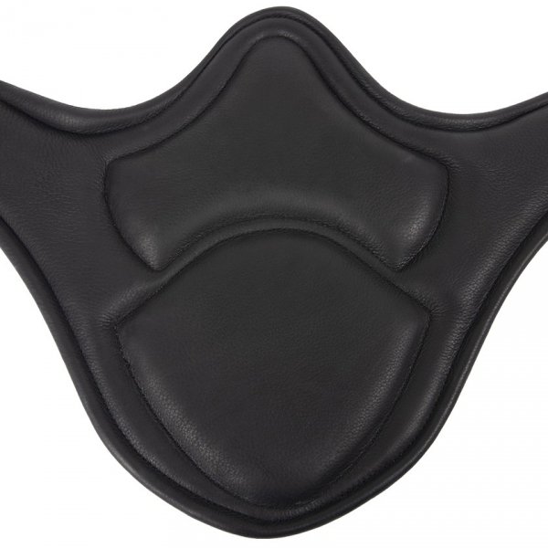Popręg Skokowy z Fartuchem Antares Easy Clip - czarny