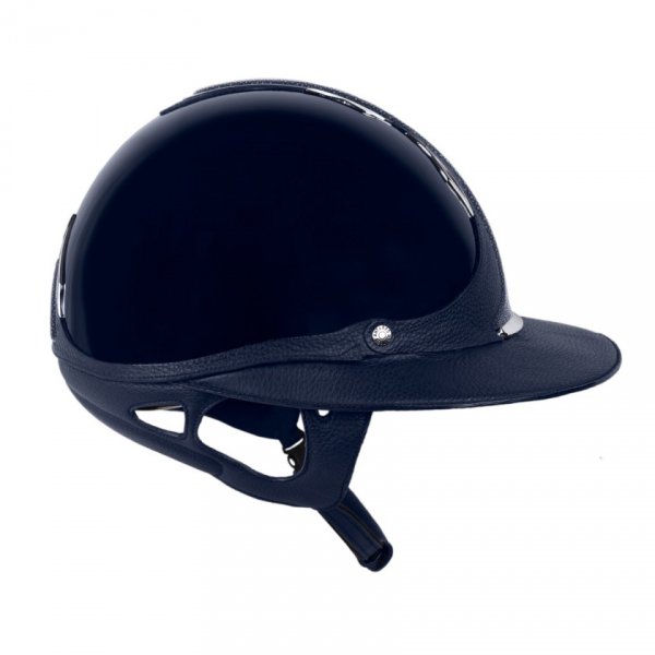 Kask Antares Shagreen Premium Glossy Eclipse - szeroki daszek - Navy
