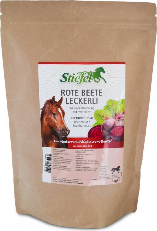 Rote Beete Leckerli Stiefel smakołyki o smaku buraka