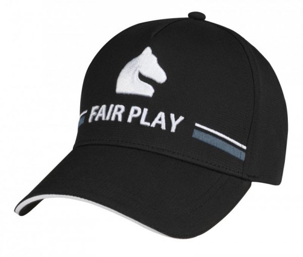 Czapka z daszkiem Fair Play JOCKEY czarny