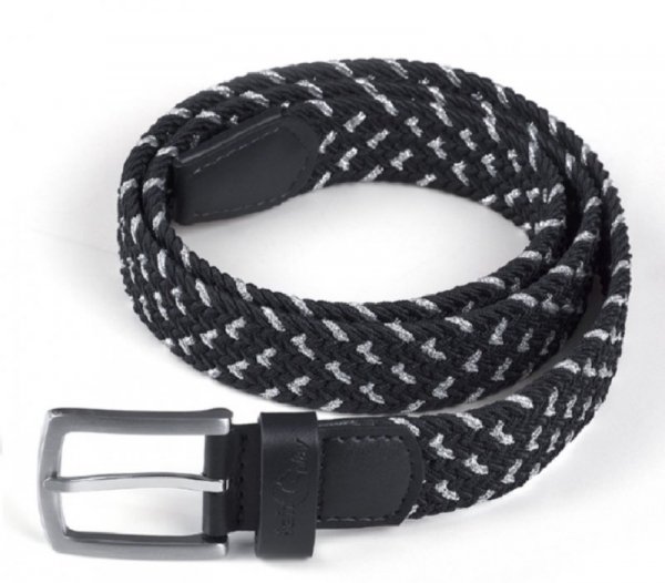 Pasek Fair Play HILL Braid czarny-srebrny