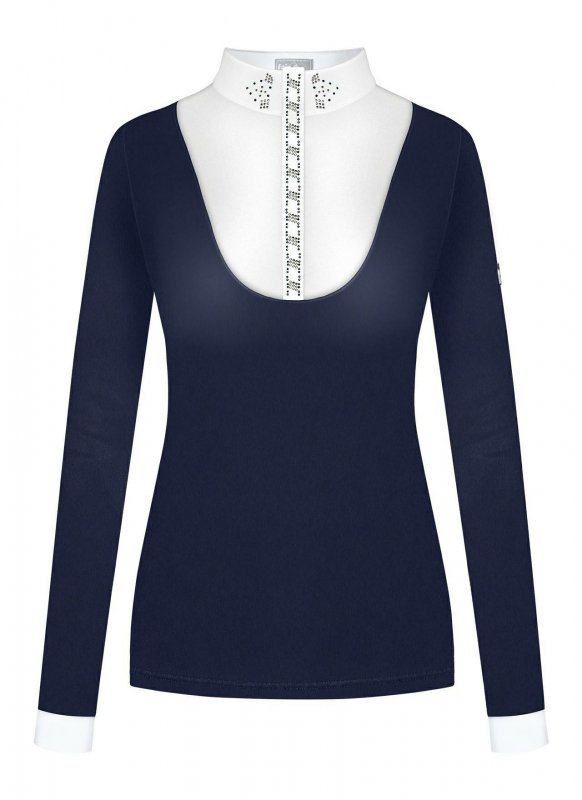 Koszulka konkursowa z dł. rękawem Fair Play  NICOLA granatowy