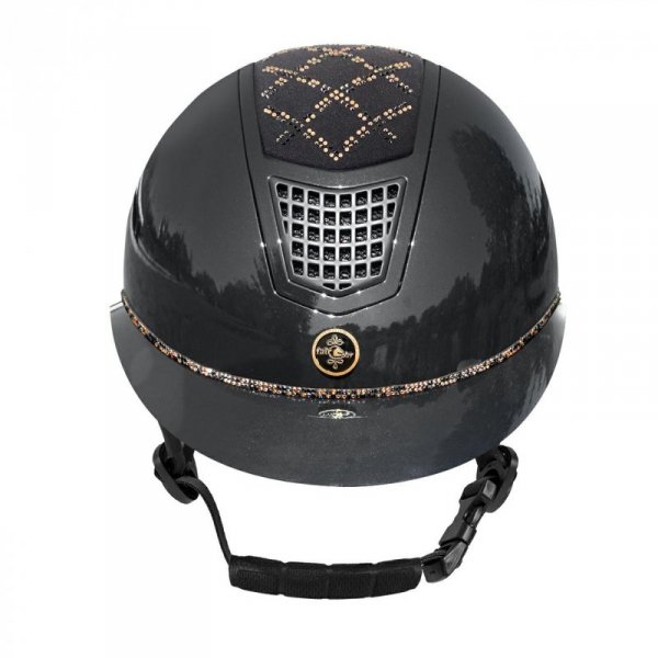 Kask Fair Play QUANTINUM W-V SPOTLIGHT SHINY VG  - szeroki daszek -czarny