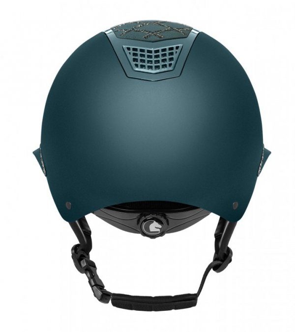 Kask z Szerokim Daszkiem Fair Play QUANTINUM 2.0 W-V SPOTLIGHT MATT  SILVER ciemnozielony 