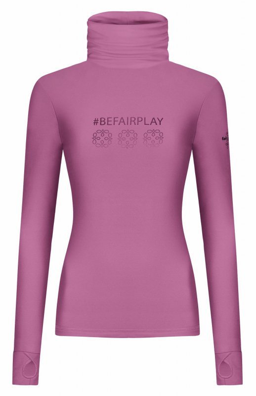 Golf Techniczny Jeździecki Fair Play KORA brudnoróżowy