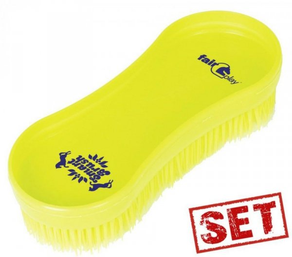 Szczotka Fair Play Smart Brush cytrynowy 16 x 6,5cm