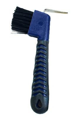Kopystka ze szczotką ogumowana granat