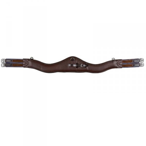 Popręg Stubben skórzany Contour elastyczny ebony 140cm