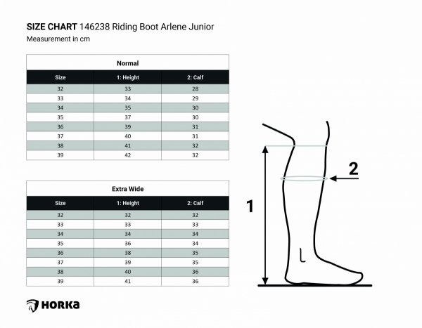 Oficerki ze skóry syntetycznej HORKA ARLENE JUNIOR - czarne