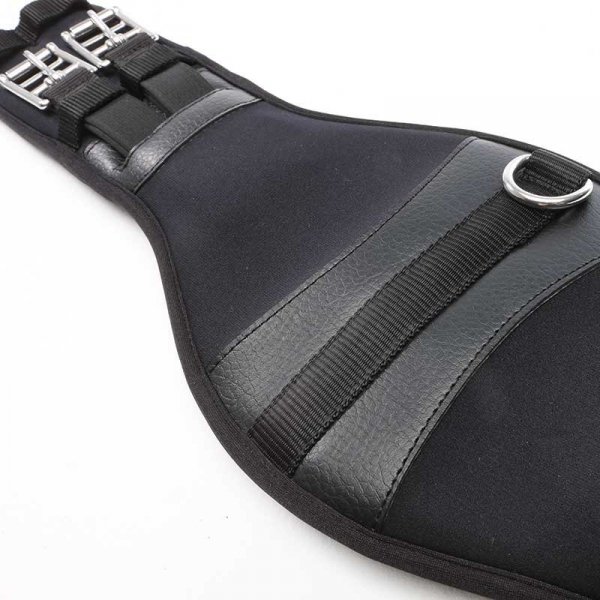 Popręg Anatomiczny Memory Neoprenowy Krótki Ujeżdżeniowy &quot;KAVALKADE Comfort&quot; - z gumami