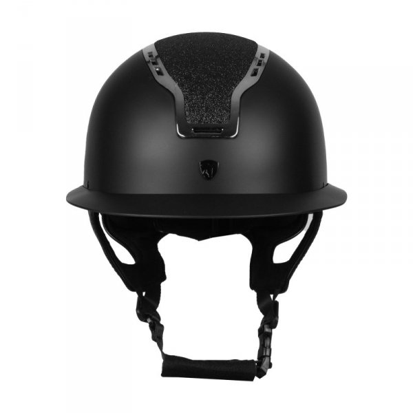 Kask z szerokim daszkiem HORKA Gaudi Matt  - czarny / srebrny