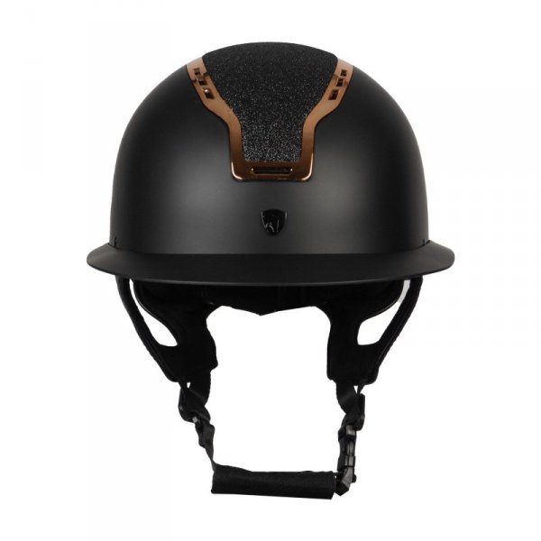 Kask z szerokim daszkiem HORKA Gaudi Matt  - czarny / rose gold