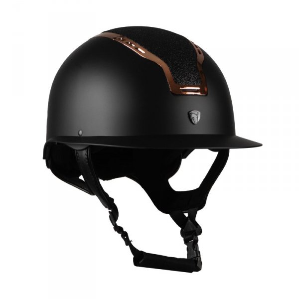 Kask z szerokim daszkiem HORKA Gaudi Matt  - czarny / rose gold