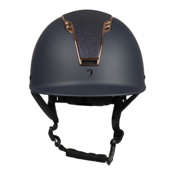 Kask jeździecki Horka Sparrow niebiesko-różowy