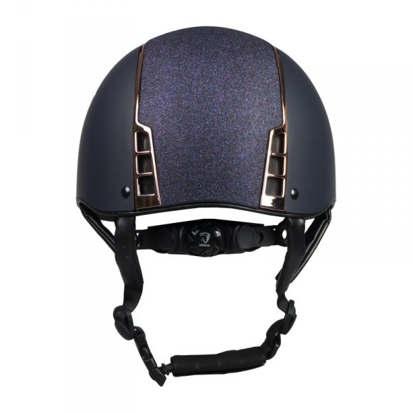 Kask jeździecki Horka Sparrow niebiesko-różowy