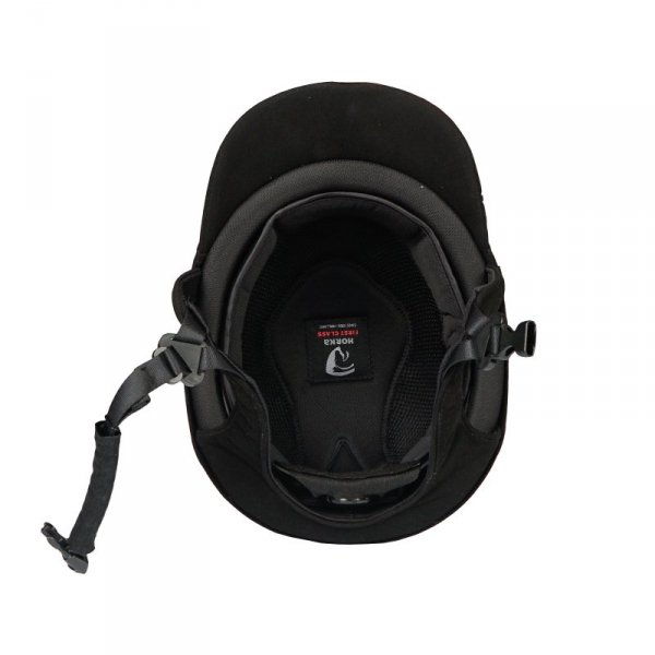 Kask jeździecki Horka Hawk; czarny