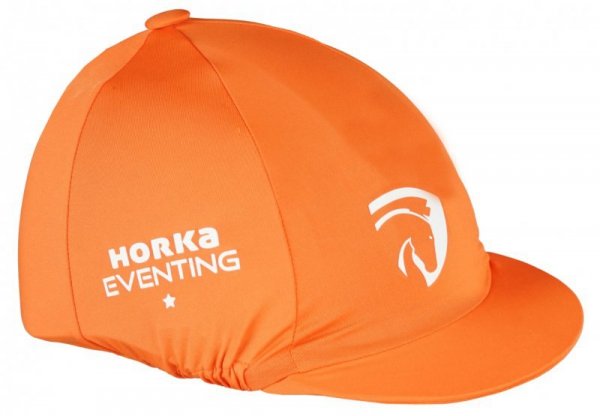 Kask jeździecki Horka Cap Hoes oranje