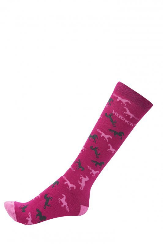 Skarpety jeździeckie Horka Fuchsia