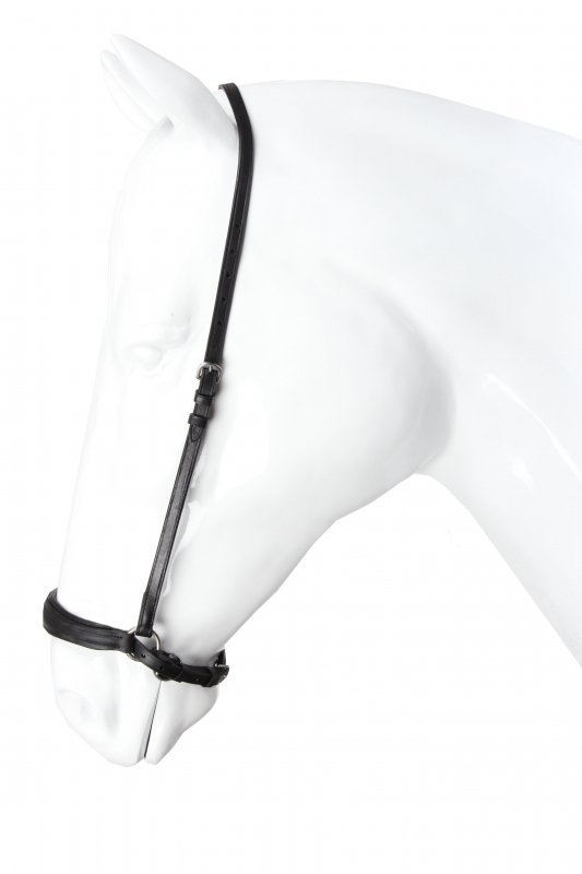 Kask jeździecki Horka Neusriem Laag czarny/srebrny
