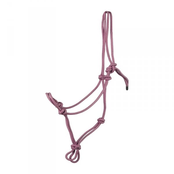 Kantar sznurkowy Horka ROPE HALTER BASIC - brudny róż