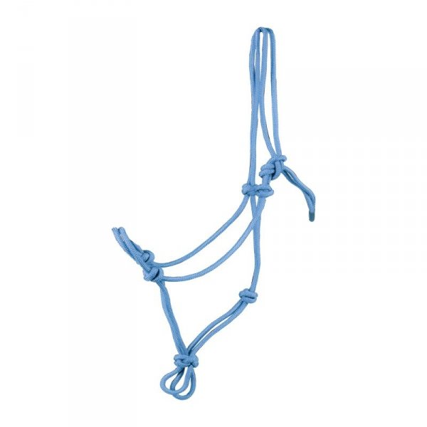 Kantar sznurkowy Horka ROPE HALTER BASIC - błękitny