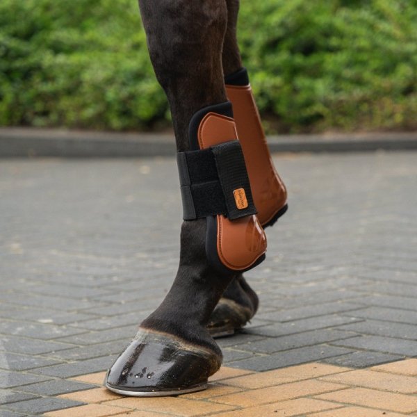 Ochraniacze na pęciny Horka Equestrian Pro różowe