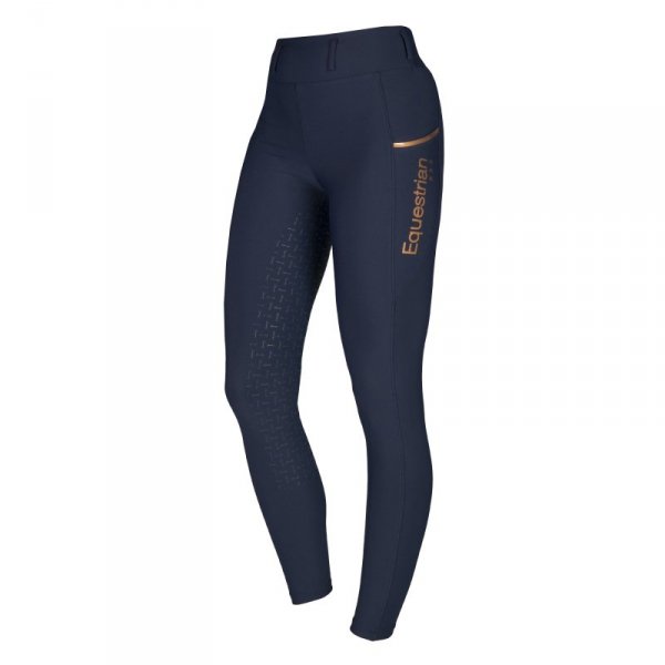 Bryczesy Damskie / breginsy HORKA Perfection z silikonowym lejem - navy / rosegold