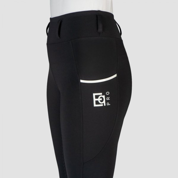 Breginsy Jeździeckie z pełnym Silikonowym Lejem - Horka - EQPRO - SOFIA - czarne