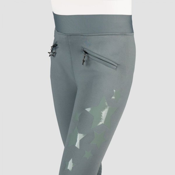 Legginsy jeździeckie Horka Khloé szare