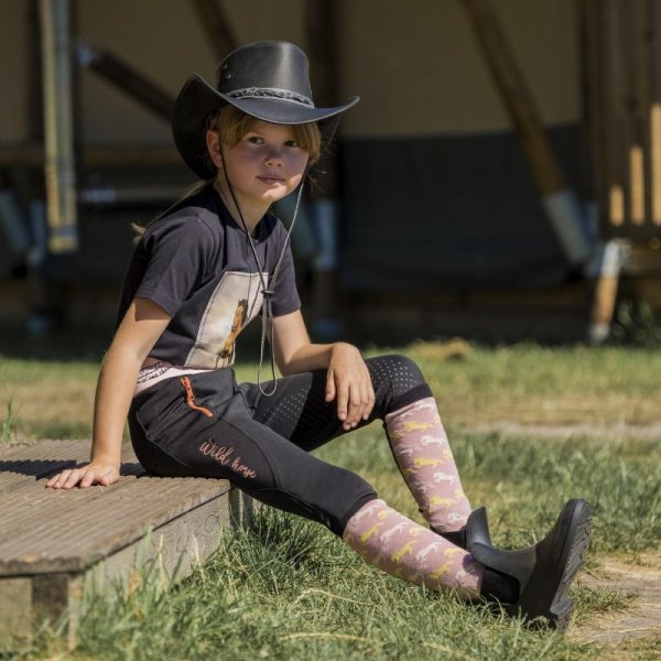 Bryczesy jeździeckie Horka Sophie czarne