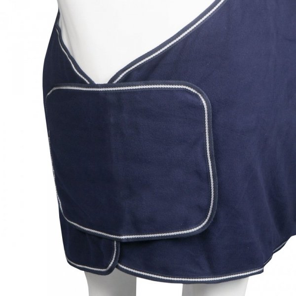 Czaprak polarowy Horka Showdeken Fleece niebieski