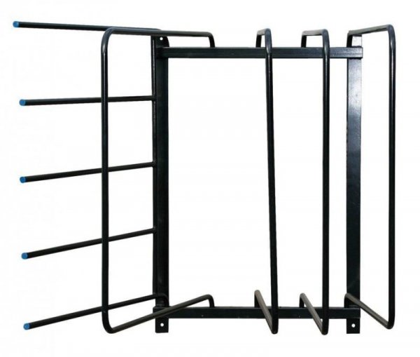 Wieszak na derki i czapraki, 5 ramion, czarny, Kerb