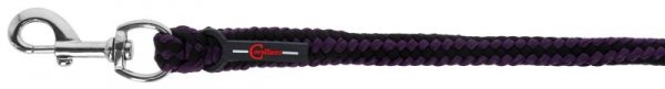 Uwiąz dla konia Hippo, zwykły karabińczyk, bakłażan/antracyt, 200 cm, Covalliero
