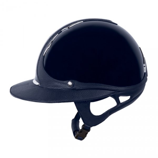 Kask Antares Shagreen Premium Glossy Eclipse - szeroki daszek - Navy