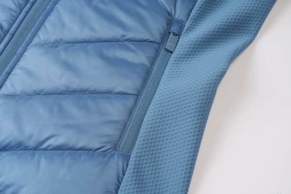 Kamizelka hybrydowa Combi waistcoat Covalliero SS2026 - smoked blue