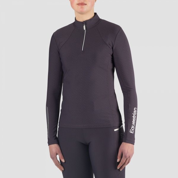 Koszulka Treningowa Longsleeve - Horka Luxury - bakłażanowy