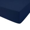 Prześcieradło jersey 120x200 z gumkę wz. D026 (ciemny granat)