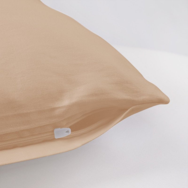 Poszewka na poduszkę 50x70 - 100% bawełna satynowa DARYMEX, zapięcie na zamek wz. Jasny beż 044