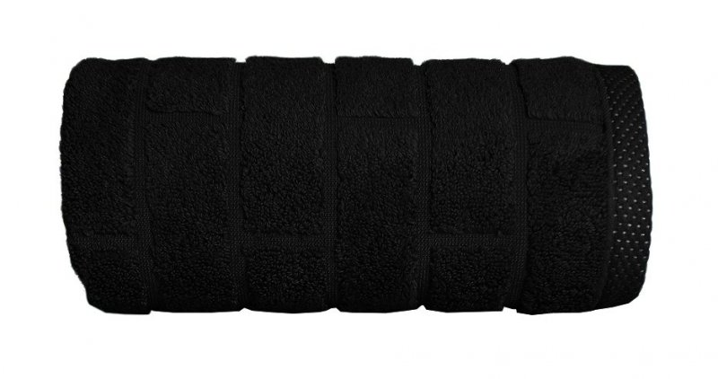 Ręcznik BRICK 50x90 kolor czarny