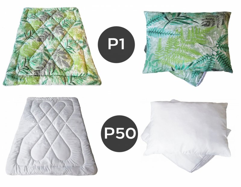 Kołdra poliestrowa całoroczna 140x200 MIX wzorów