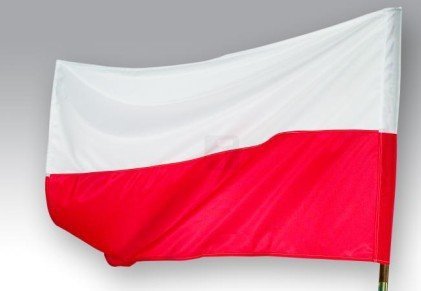 Flaga Polski rozm. 112x70 - POLSKA 