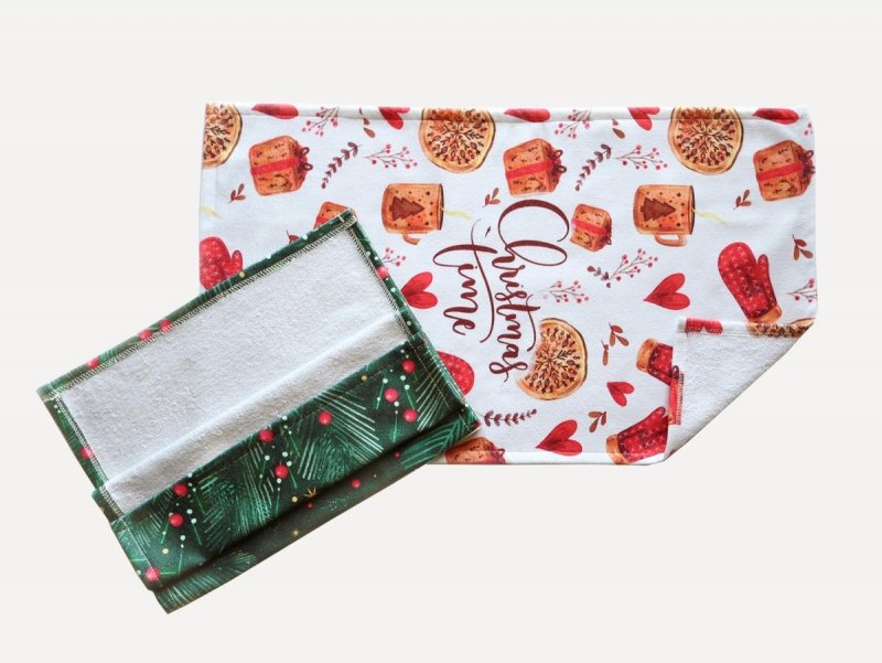 Komplet 2 ścierek kuchennych 38X60 cm wz. Christmas 2