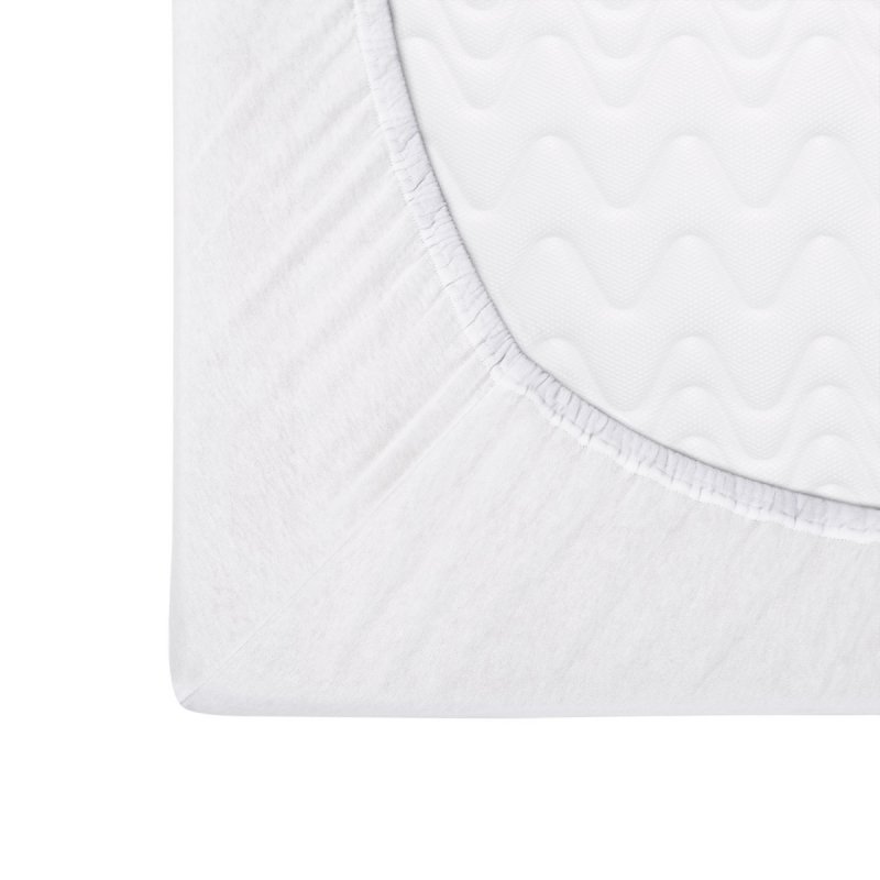 Prześcieradło Jersey PREMIUM na wysoki materac 180x200 na gumkę wz. 001 biały