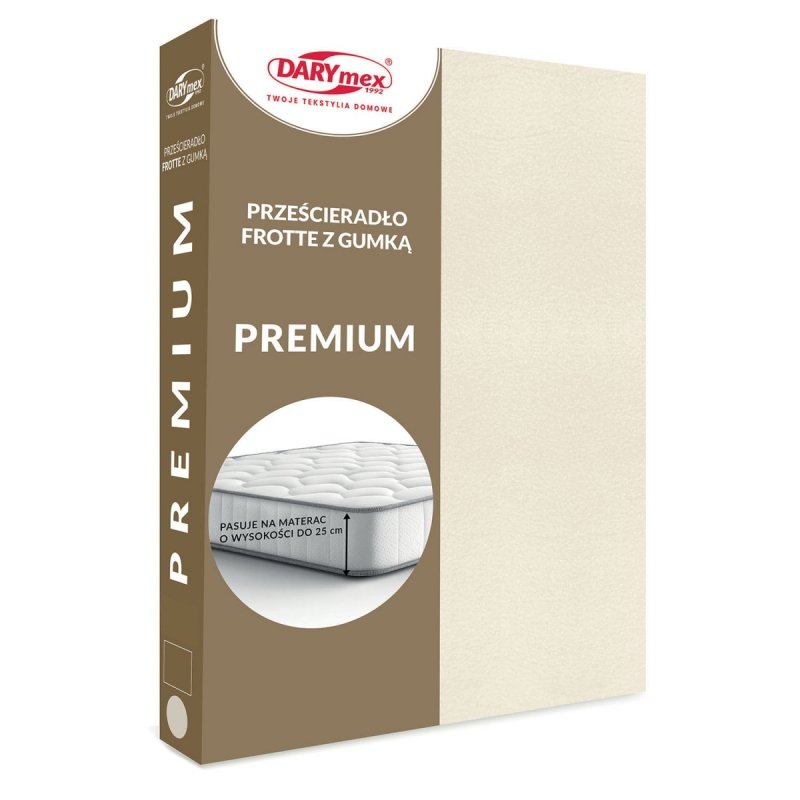 Prześcieradło Frotte PREMIUM na wysoki materac 90x200 na gumkę wz. 022 ekologia