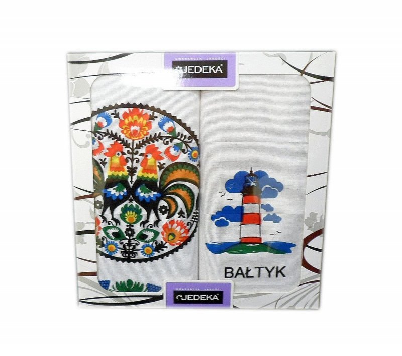 Ściereczki Ludowe KOMPLET wz. 66 Bałtyk - rozm. 2x 50x70